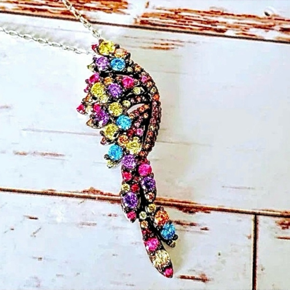 Majestic Wings Topaz Pendent